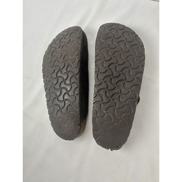 Birkenstock Boston Shoes Womens Size 37 Brown Suede Clogs Slip On Comfort Mule - Picture 5 of 6
